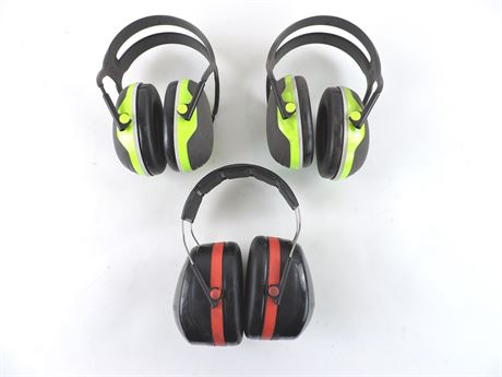 (3) Assorted 3M Peltor Protective Safety Earmuffs (272168A)