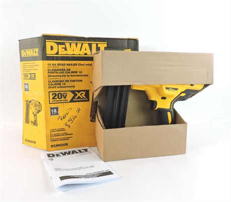 Dewalt 18ga brad online nailer 20v