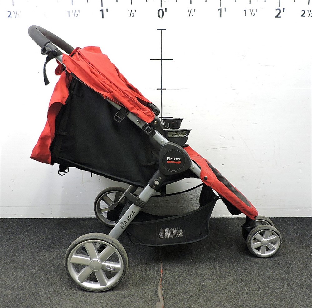 britax b agile stroller folding