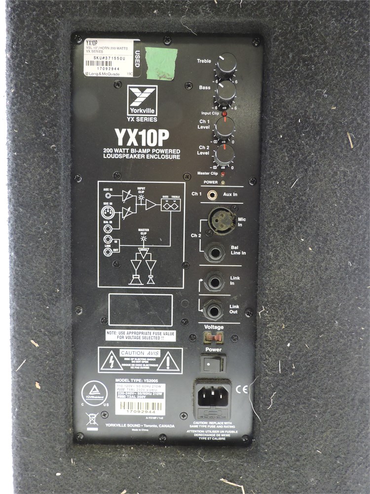 Yorkville yx10p hot sale used