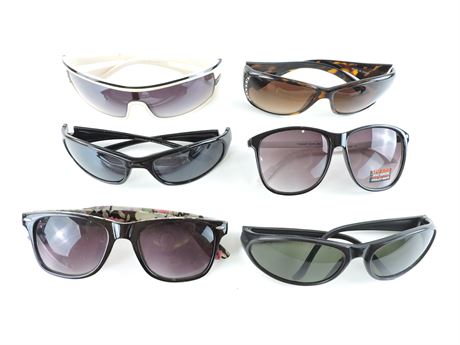 Lot of (6) Assorted Pairs of Sunglasses (252946L)