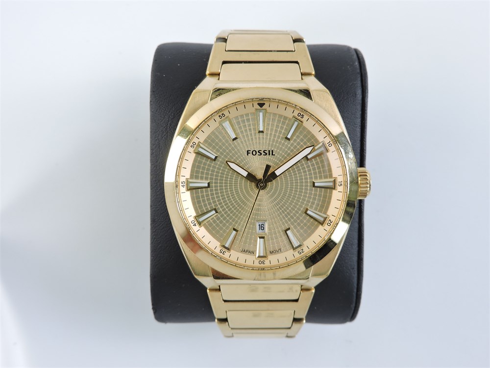 Fossil FS5965 Gold Toned Stainless Steel - Police Auctions Canada