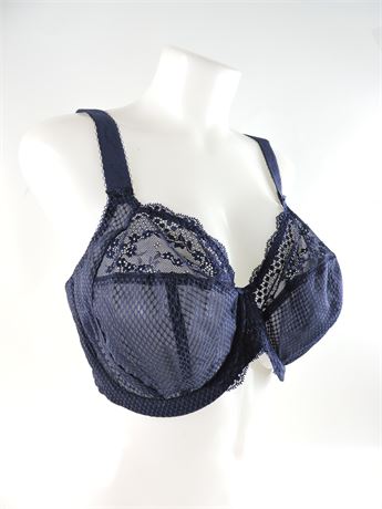 Police Auctions Canada - Women's Elomi Charley Plunge Unlined Underwire Bra  - Size 40G (516793L)