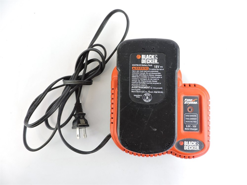 Police Auctions Canada Black Decker 18V Cordless Reciprocating