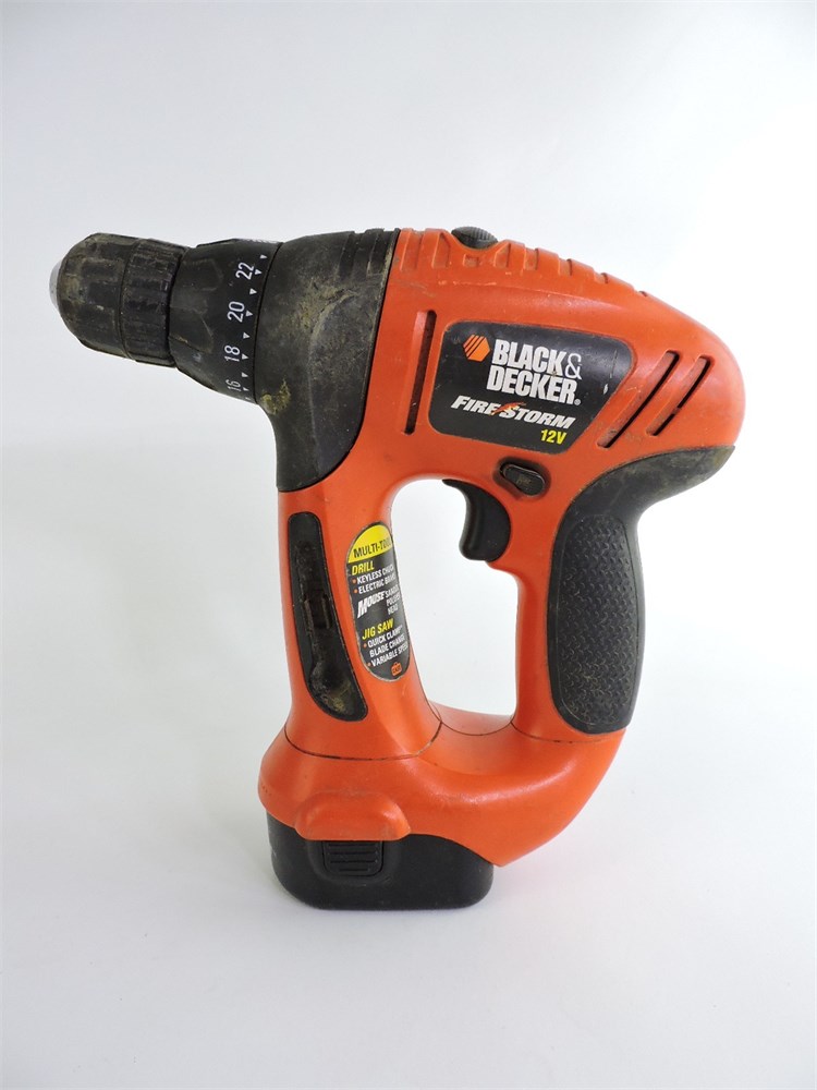 Sold at Auction: Black and Decker Firestorm 12v Cordless drill