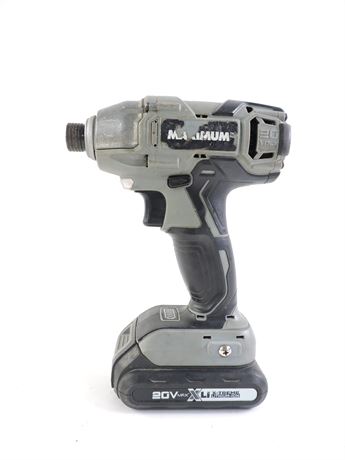 Maximum 20V Cordless Impact Driver with Battery (287468A)