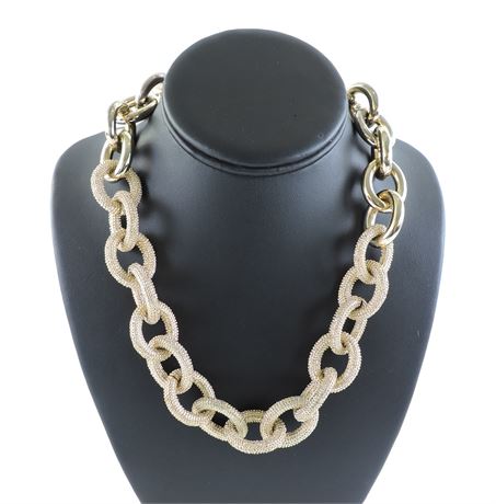 Ladies' Banana Republic Gold-Tone Chunky Chain Fashion Necklace (259687F)