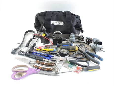13" Rockwell Tool Bag with Assorted Tools (287371A)