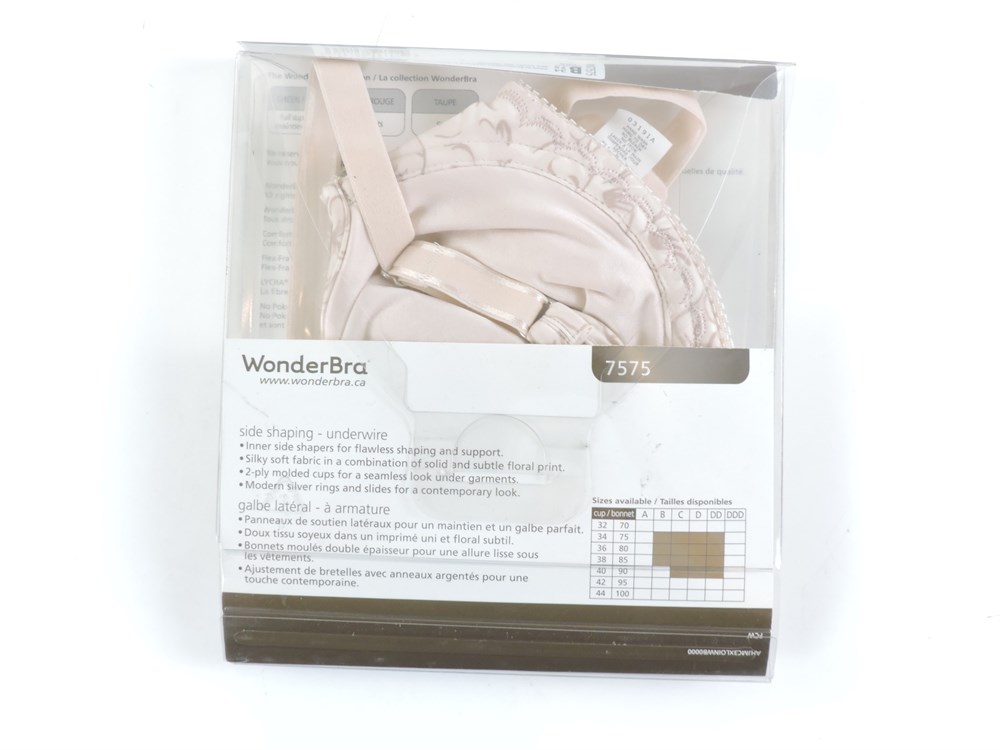 Wonderbra 7575 Side Shaping and Silky Soft Fabric Underwire