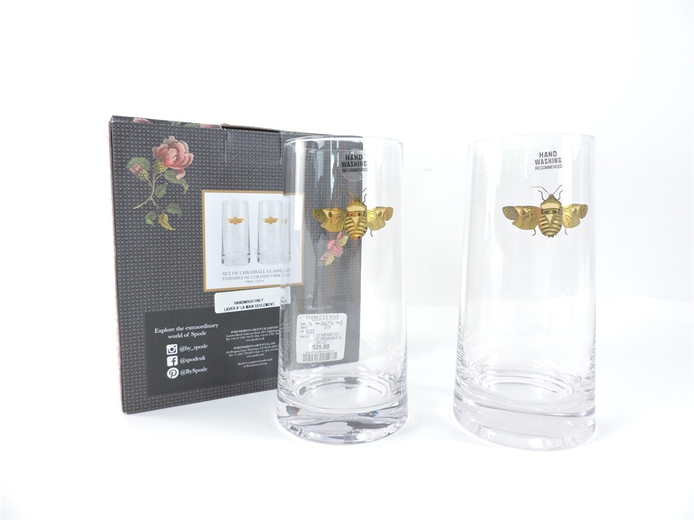 Creatures of Curiosity Highball Glasses Set of 2