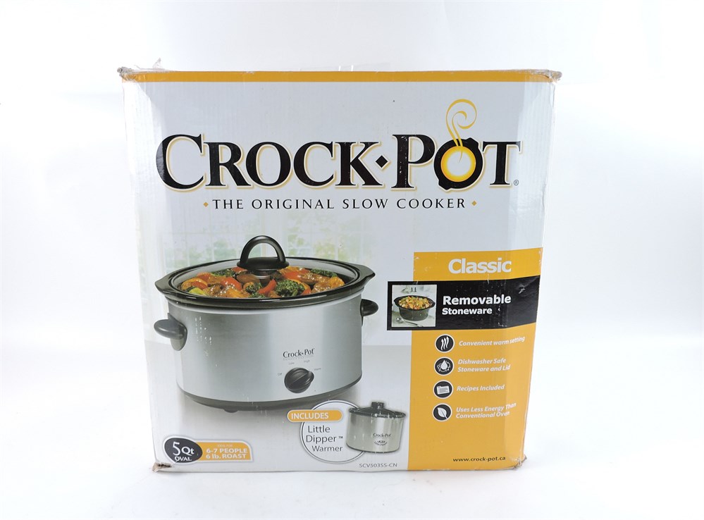Sold at Auction: Crock Pot Classic Slow Cooker 7 Qt