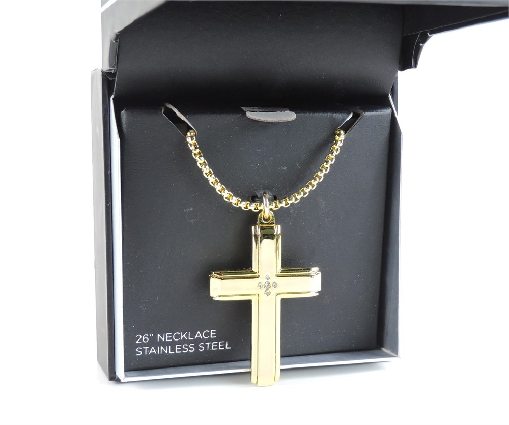 Police deals cross necklace