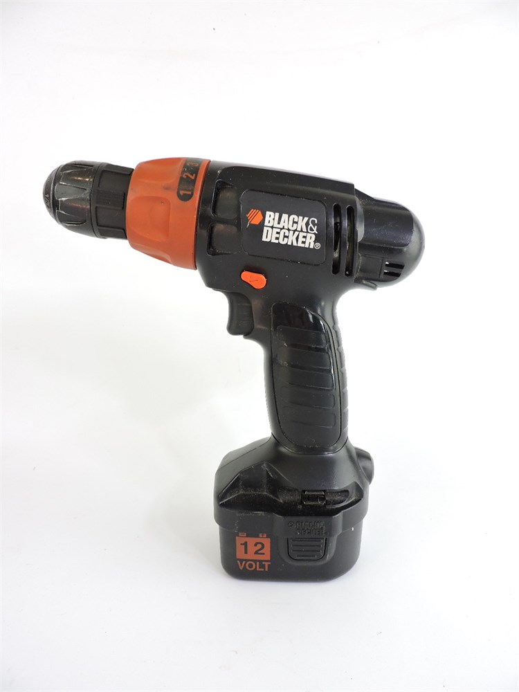 Police Auctions Canada - Black & Decker PS1200 12V Cordless Drill with Case  (264658A)