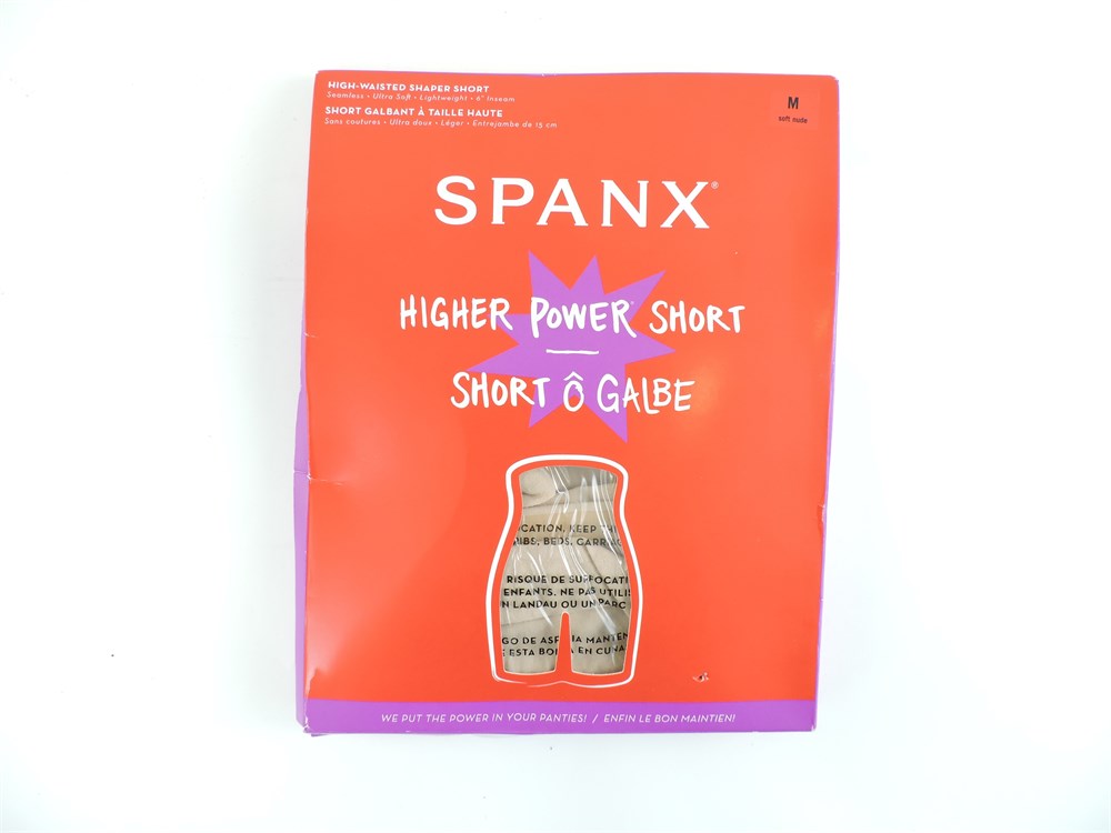 SPANX Higher Power High-Waisted Power Panties Barest/Nude Size E