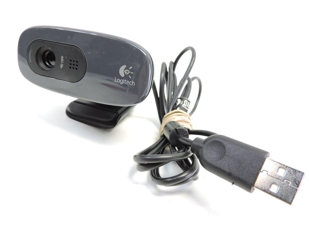 Logitech C270 720P USB Webcam Model V-U0018 Black Grey Fully