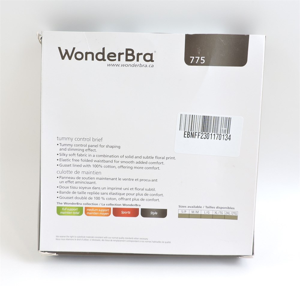 Police Auctions Canada - Women's WonderBra 775 Tummy Control Brief - Size  XL (518021L)