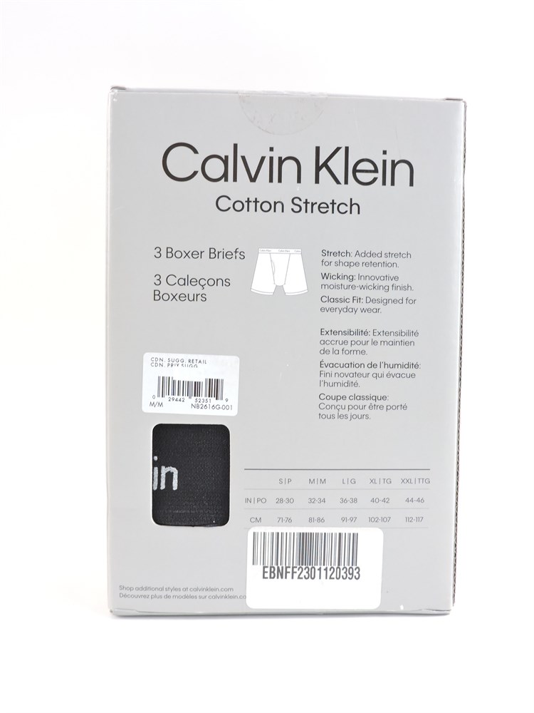 Police Auctions Canada - Men's Calvin Klein Cotton Stretch Boxer