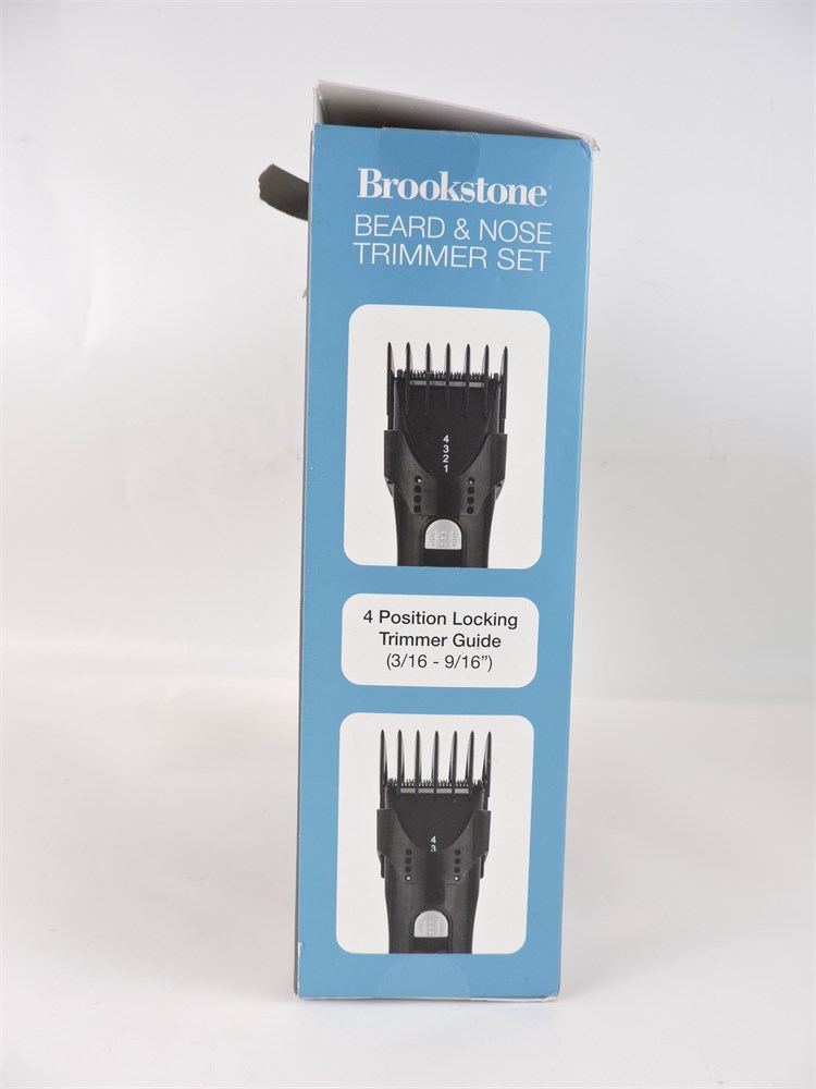 Police Auctions Canada Brookstone Beard Nose Trimmer Set 265023L