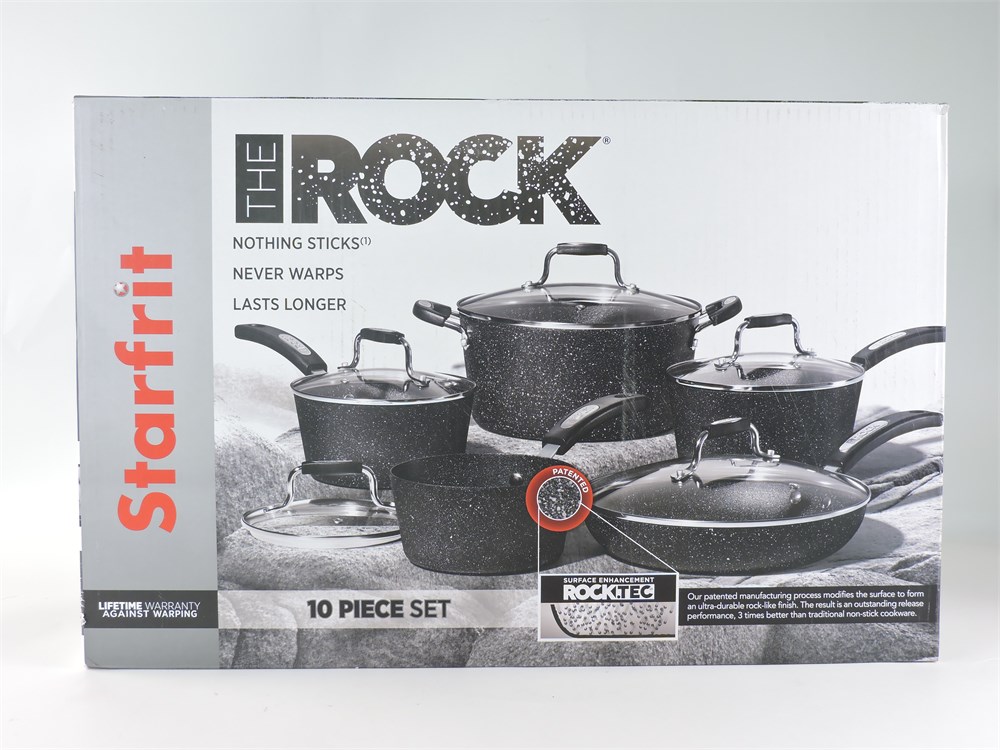 The Rock by Starfrit 10 Piece Copper Cookware Set