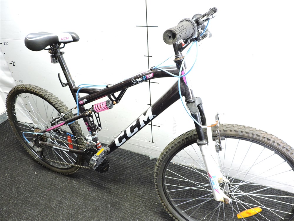 Police Auctions Canada CCM Savage 21 Speed Dual Suspension Bike