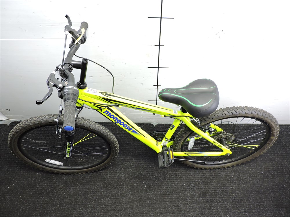 Police Auctions Canada - Mongoose Mech 21-Speed FS Youth Bike 