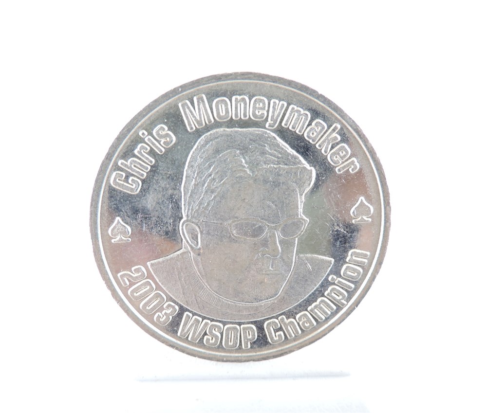 Police Auctions Canada 2003 WSOP Champion Chris Moneymaker 1oz