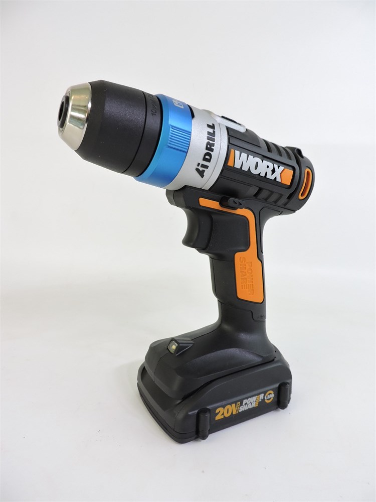 Police Auctions Canada Worx 20V AI Drill Driver with 55 Piece