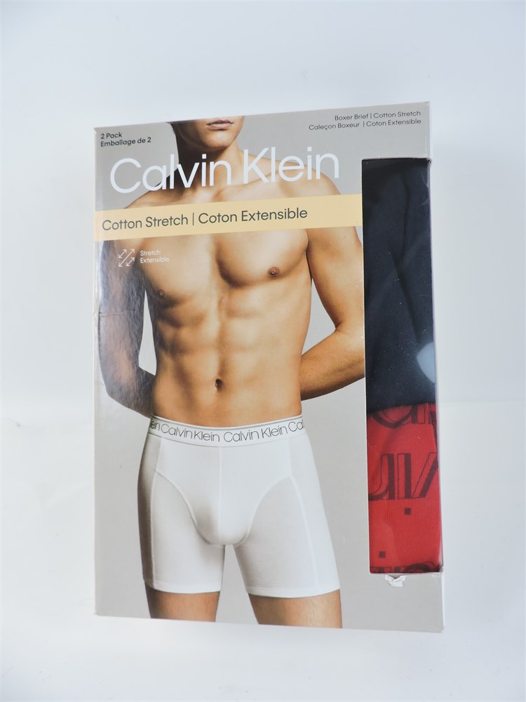 Police Auctions Canada - Men's Calvin Klein Cotton Stretch Boxer Briefs, 2  Pack - Size XL (517477L)