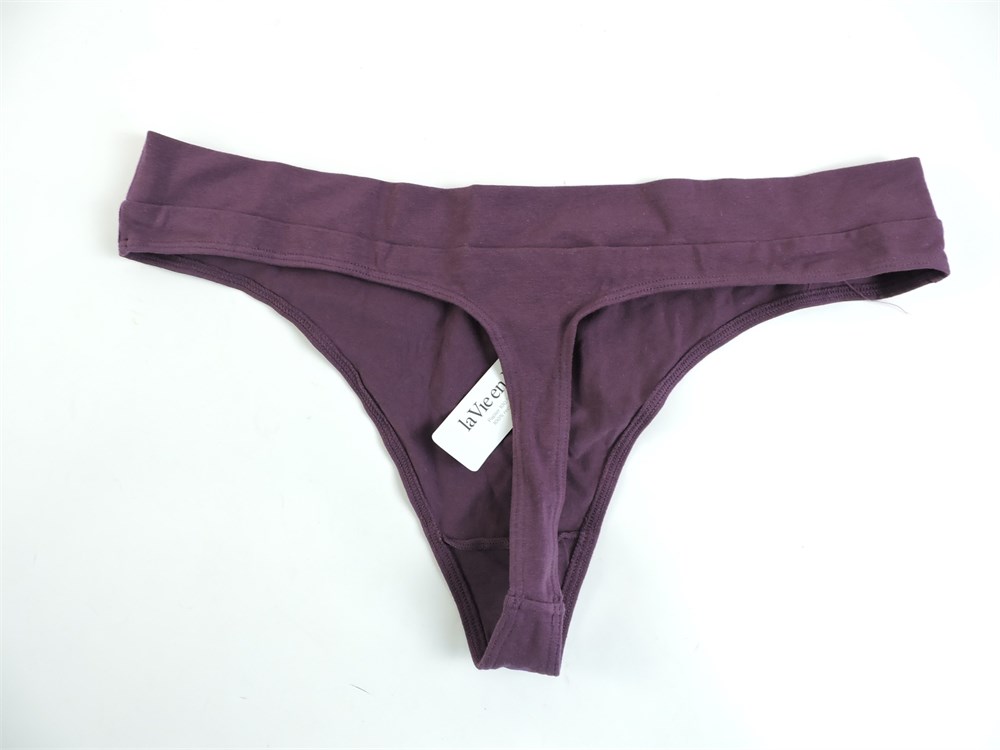 Police Auctions Canada - (3) Women's Assorted Panties: CK/La Vie En Rose/Wacoal  - Size L (521915L)