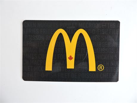 Police Auctions Canada - McDonald's Gift Card: $20 (517632C)