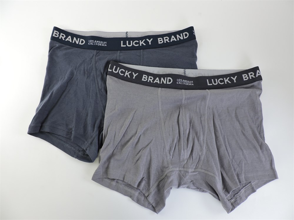 Police Auctions Canada - (2) Men's Lucky Brand Boxer Briefs - Size
