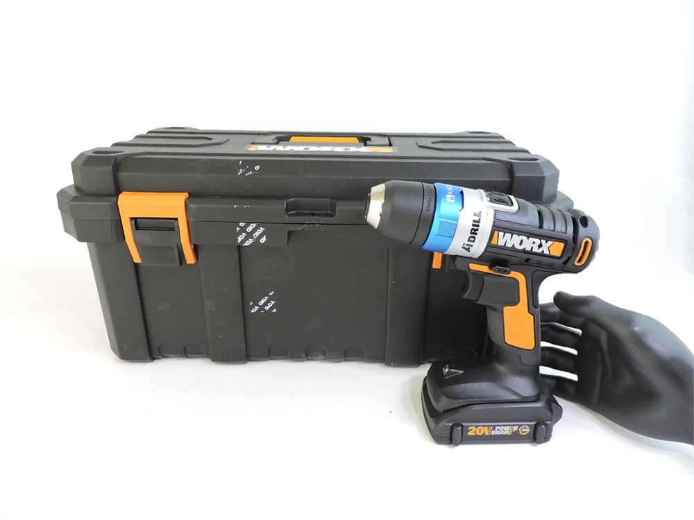 Police Auctions Canada Worx 20V AI Drill Driver with 55 Piece