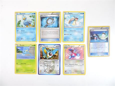 Lot of (7) Assorted Pokemon Cards  (276636B)