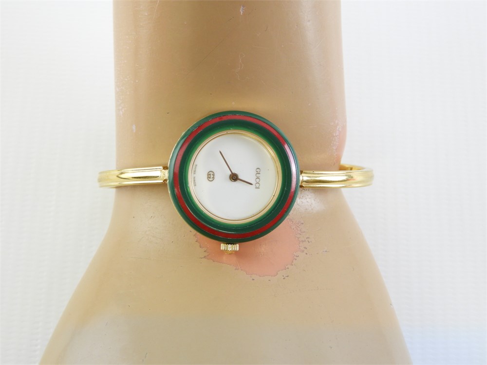 Police Auctions Canada - Ladies' Gucci Wrist Watch with Interchangeable ...