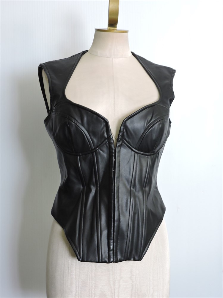 Police Auctions Canada - Women's Zara Faux Leather Sleeveless 