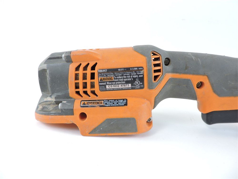 Police Auctions Canada Ridgid R86447 Cordless 18V Reciprocating