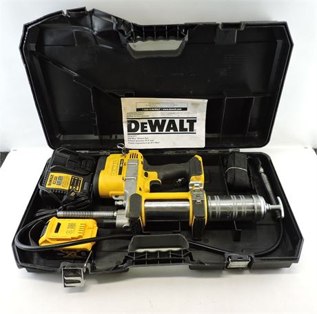 Dewalt grease 2024 gun with case