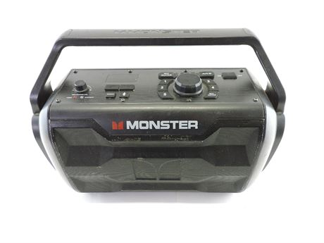 monster nomad portable bluetooth speaker and radio