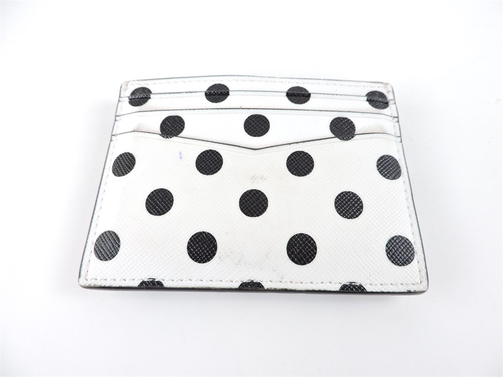 Police Auctions Canada - Women's Kate Spade Polka Dot Card Holder (512106L)