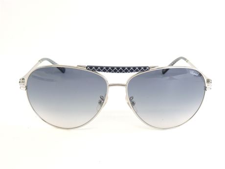 Police Auctions Canada Chopard SCH870S Blue Tinted Sunglasses