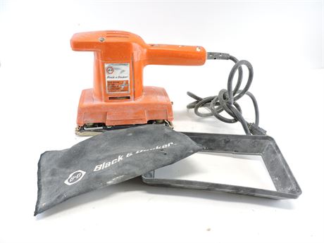 Black and decker dual shop action sander