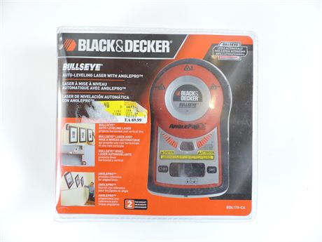 Black+decker BDL170 Bullseye Auto-Leveling Laser with AnglePro