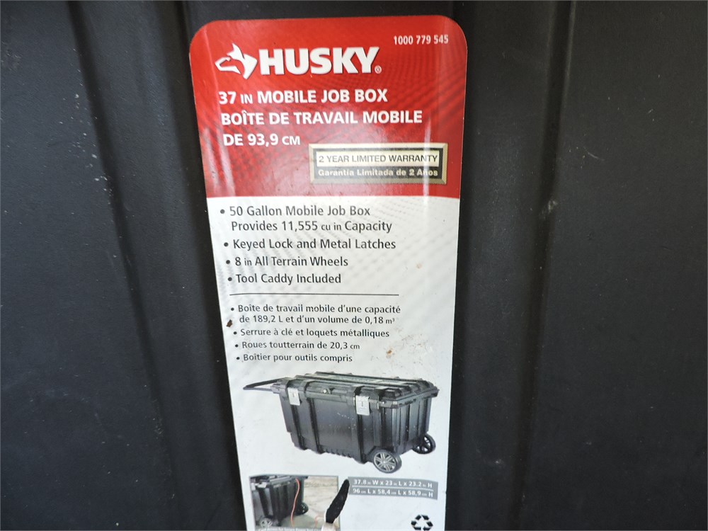 Husky 37in mobile on sale job box