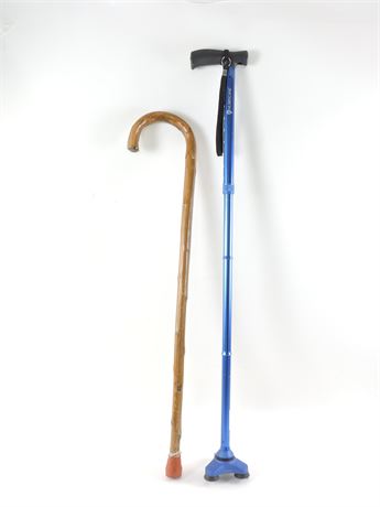 At Auction: 4 Yard Sticks/Cane