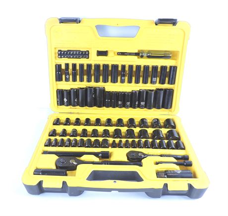 Stanley 99-Piece Black Chrome Socket Set