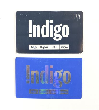 Police Auctions Canada - (2) Indigo Gift Cards: Total $27.92 (518347C)