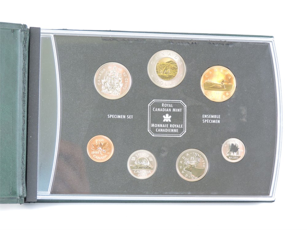 Police Auctions Canada - 1998 Canadian 7-Piece Specimen Coin Set