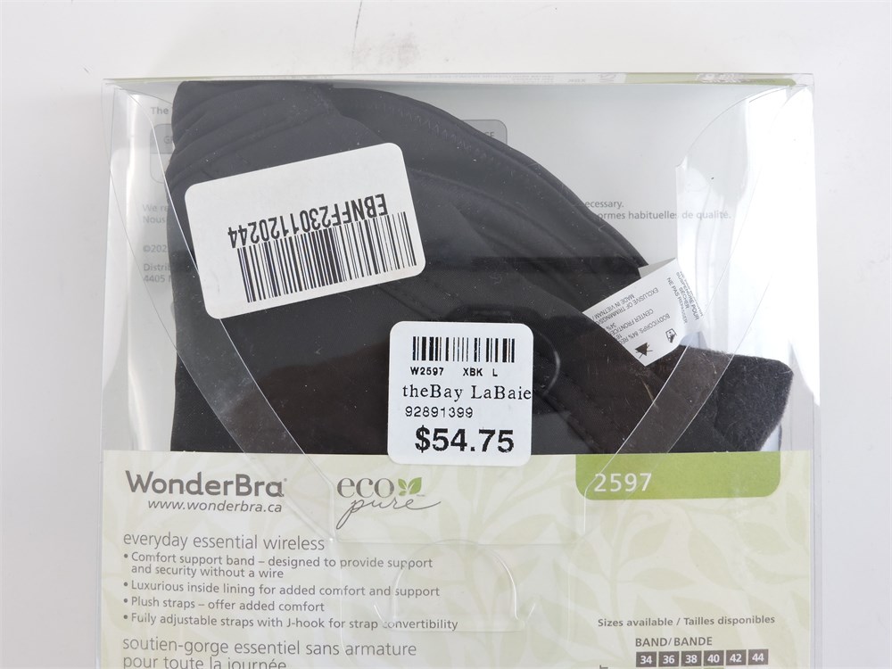WonderBra Eco Pure Everyday Essential Wireless, Garment Made from Recycled  Fibers