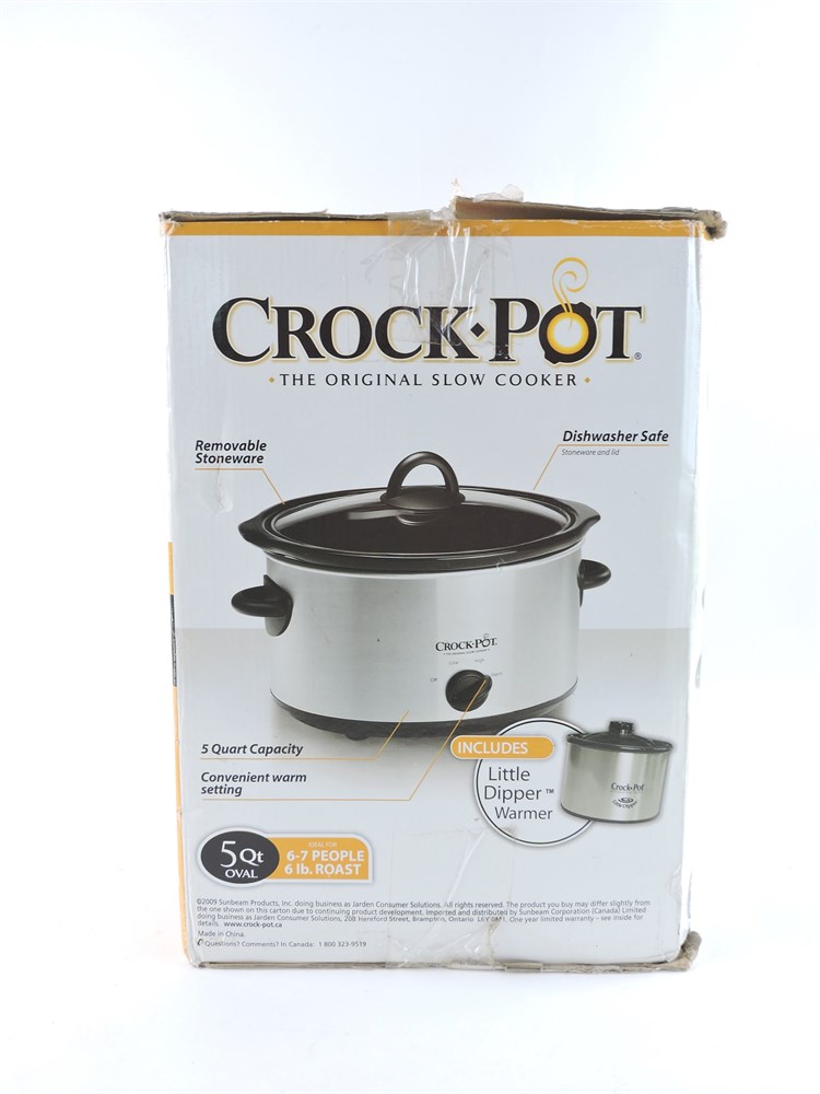 Sold at Auction: Crock Pot Classic Slow Cooker 7 Qt