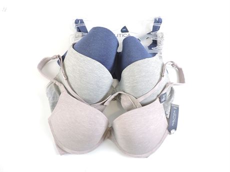 Police Auctions Canada - Women's (3-Pack) Nautica Bras - Size 38C (520770L)